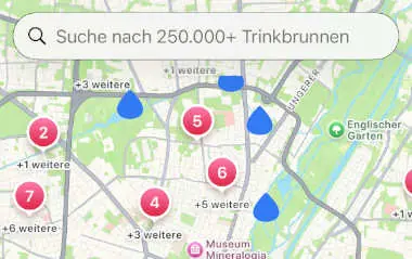 Watrify App zum Auffinden von Trinkwasser
