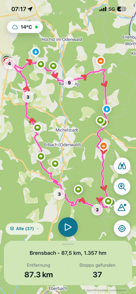 Route Companion App - Route