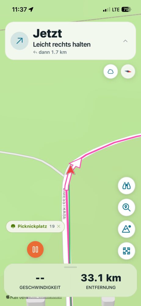 Route Companion App - Navigation